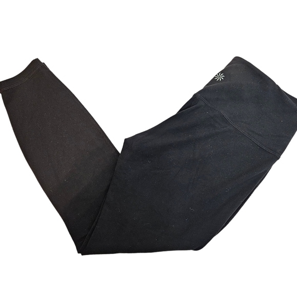 Athleta Black Capri Leggings Size Small Women's Workout Apparel O75‎ - Picture 1 of 11